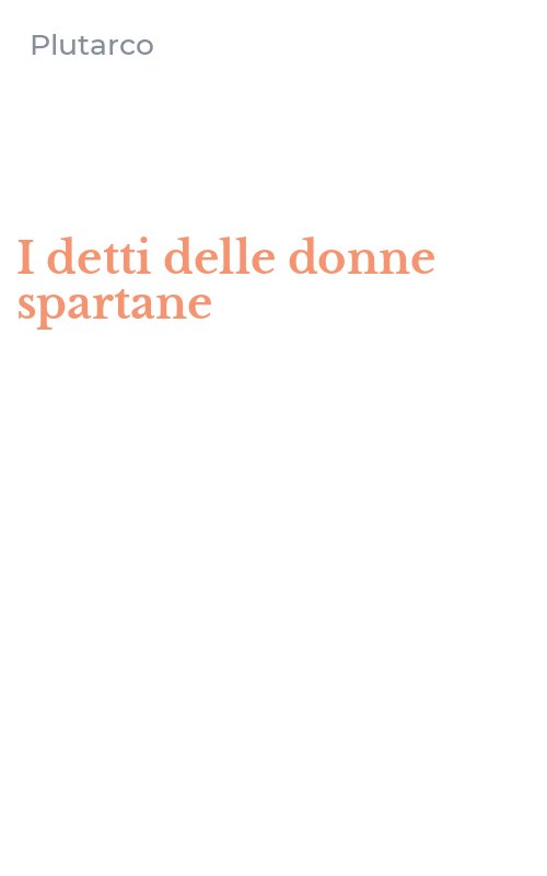 I detti delle donne spartane