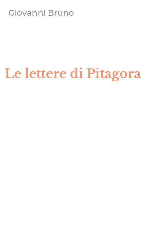 Le lettere di Pitagora