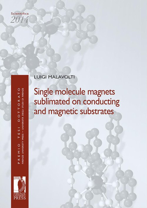 Single molecule magnets sublimated on conducting and magnetic substrates