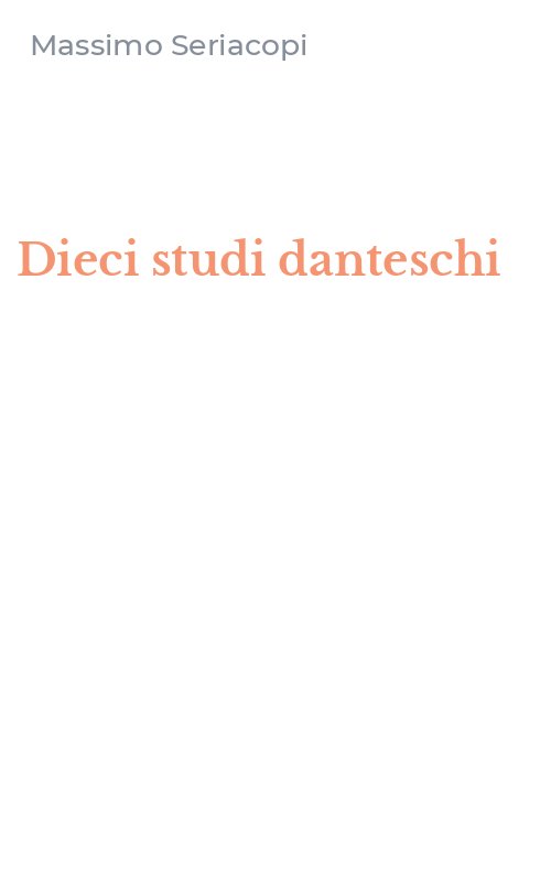 Dieci studi danteschi