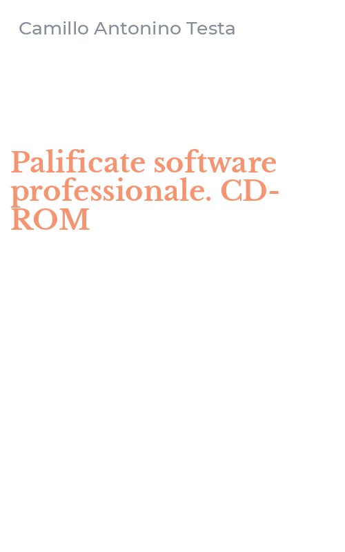 Palificate software professionale. CD-ROM