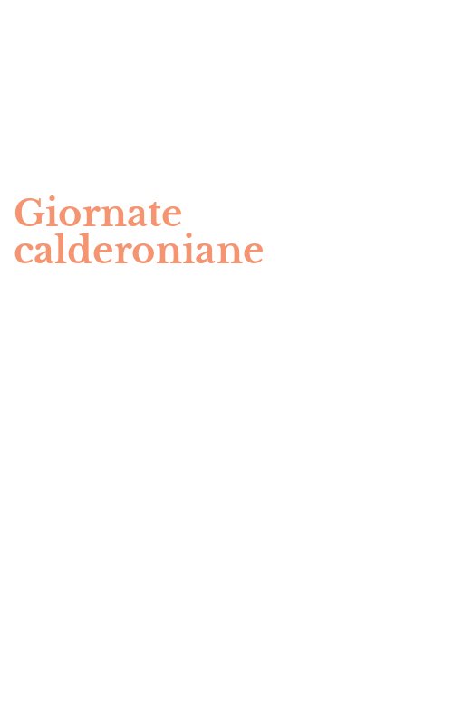 Giornate calderoniane