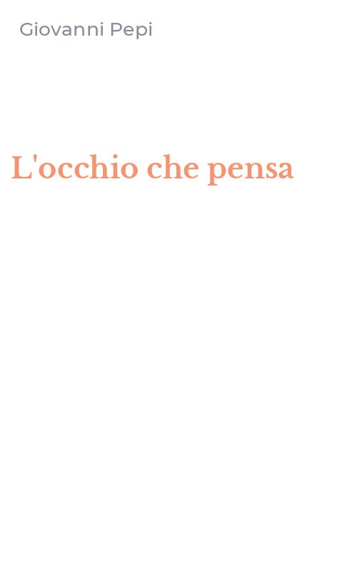 L'occhio che pensa