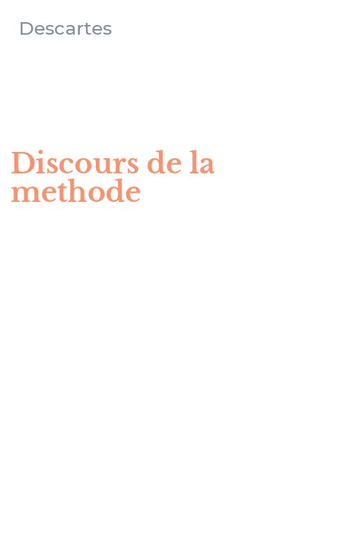 Discours de la methode