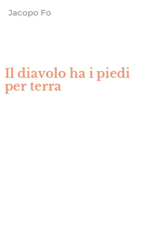 Il diavolo ha i piedi per terra