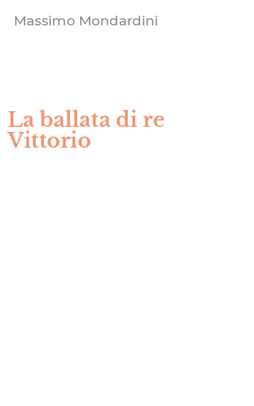 La ballata di re Vittorio