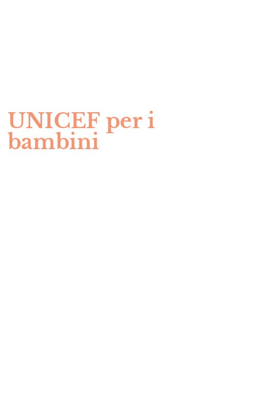 UNICEF per i bambini