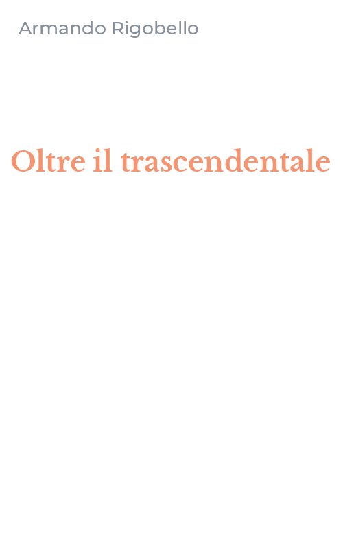 Oltre il trascendentale