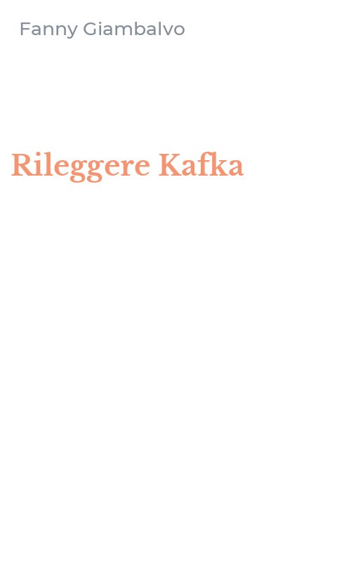 Rileggere Kafka