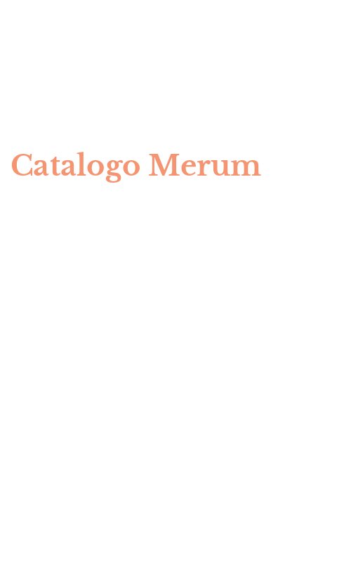 Catalogo Merum