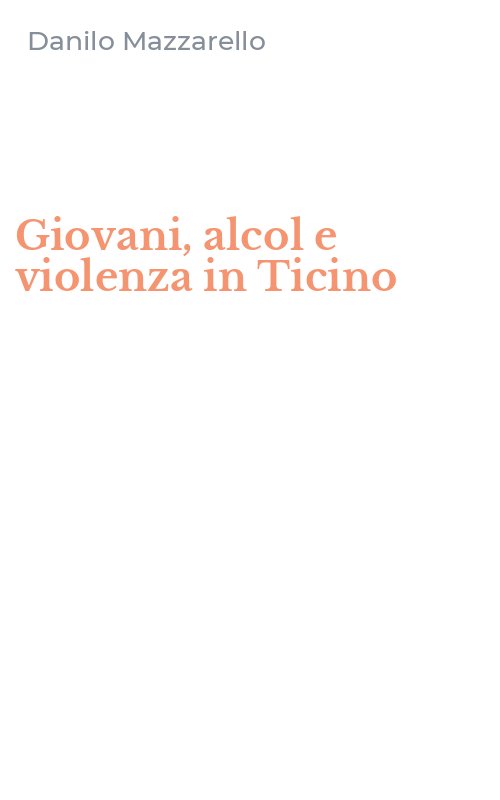 Giovani, alcol e violenza in Ticino