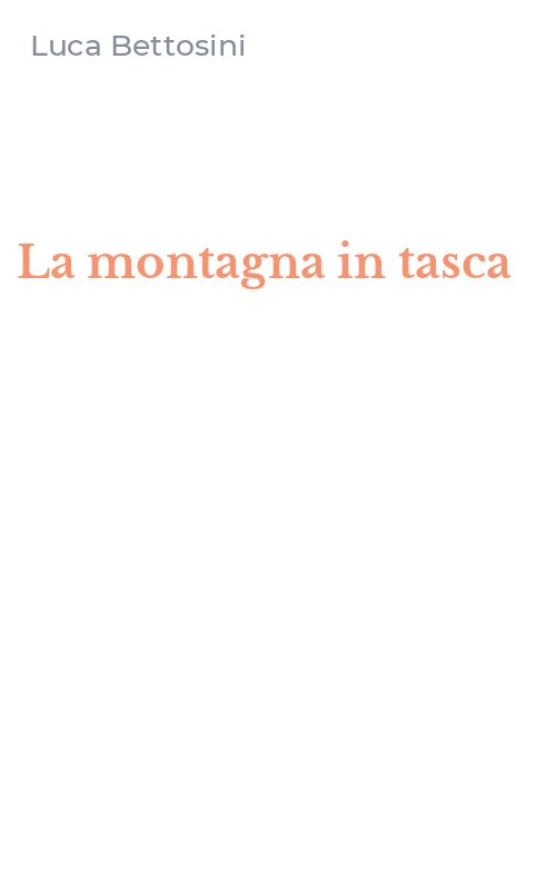 La montagna in tasca