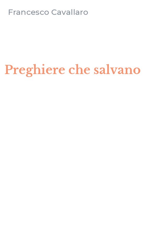 Preghiere che salvano