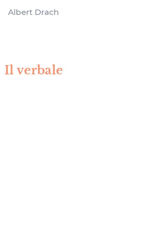 Il verbale