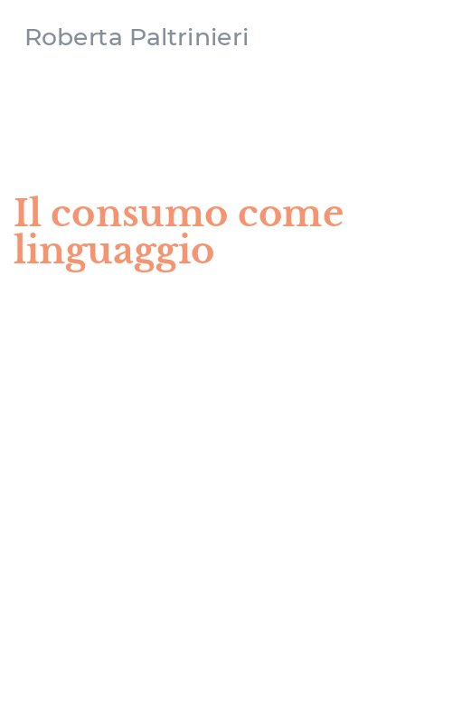 Il consumo come linguaggio
