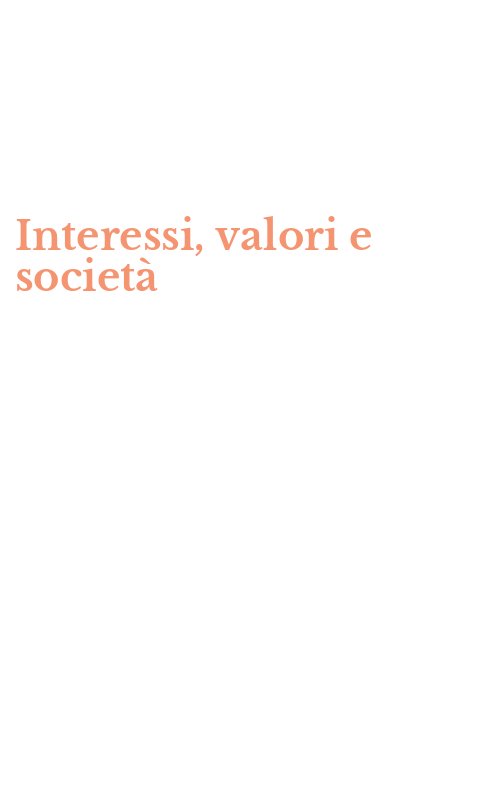 Interessi, valori e società