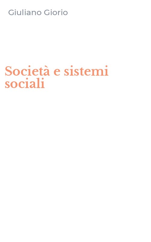 Società e sistemi sociali
