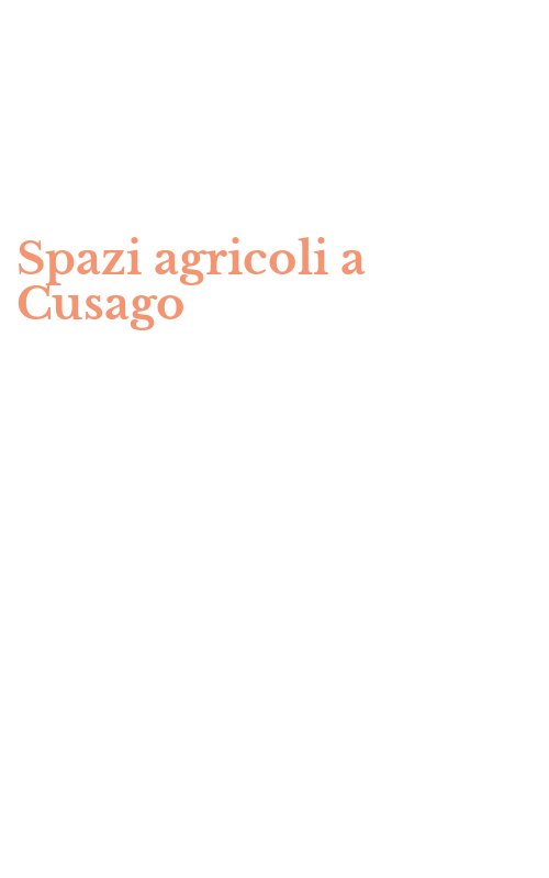 Spazi agricoli a Cusago