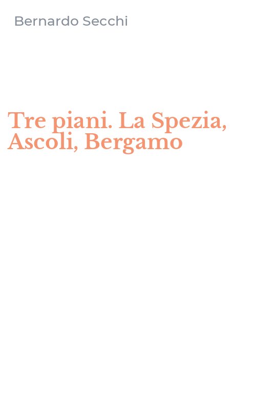 Tre piani. La Spezia, Ascoli, Bergamo