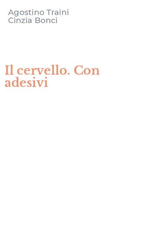 Il cervello. Con adesivi