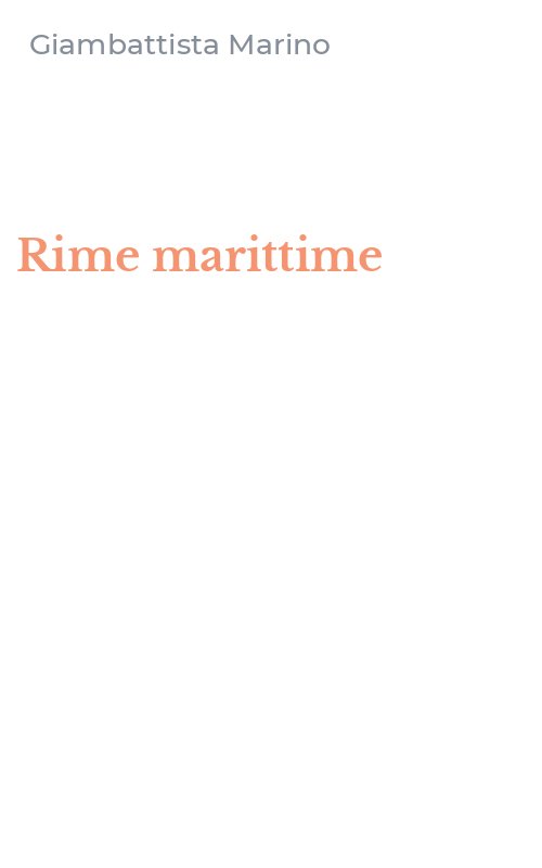 Rime marittime