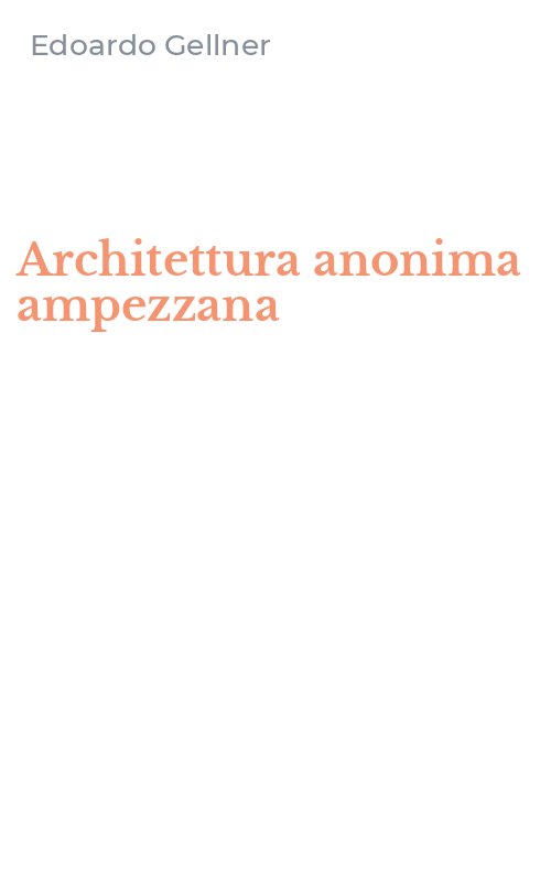 Architettura anonima ampezzana