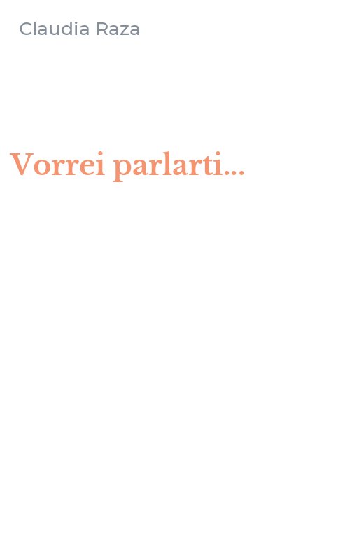 Vorrei parlarti...