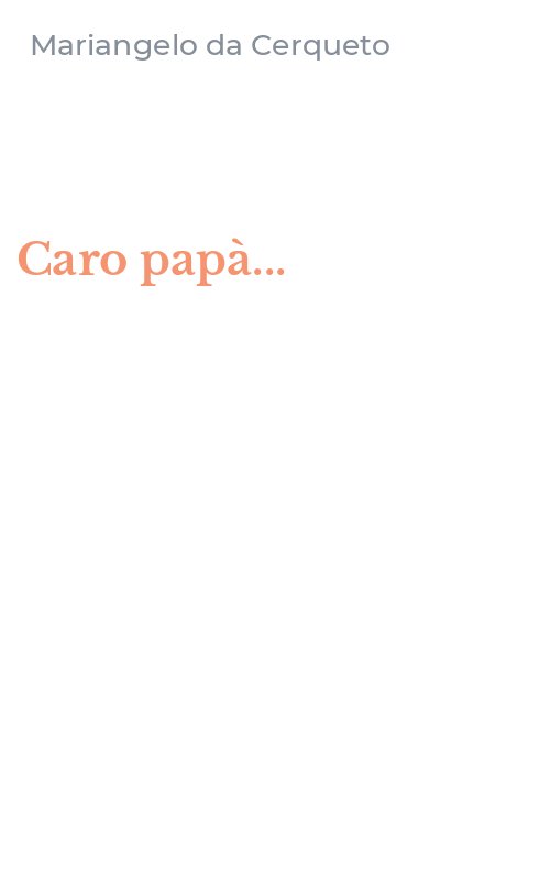 Caro papà...