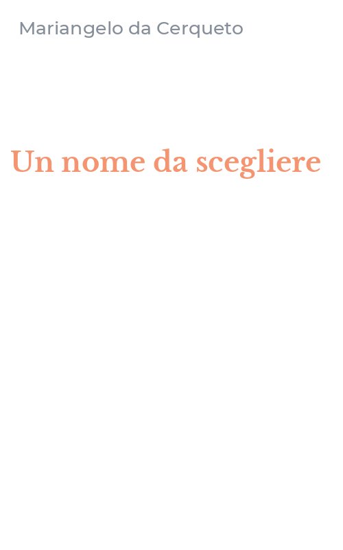 Un nome da scegliere