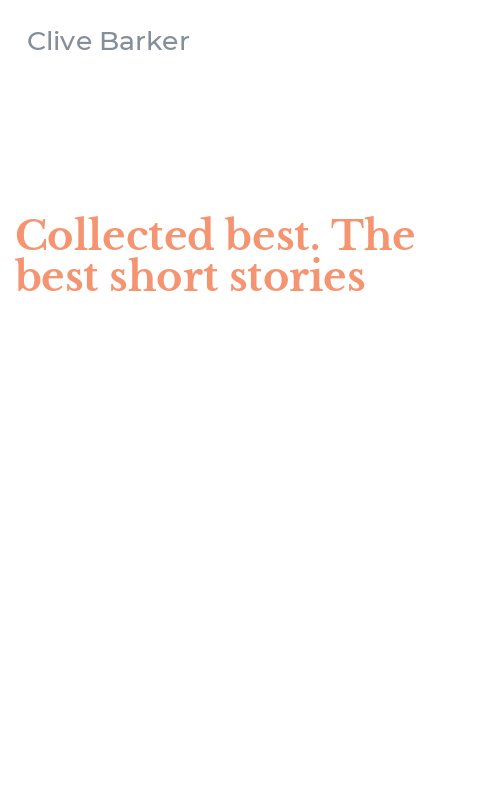 Collected best. The best short stories