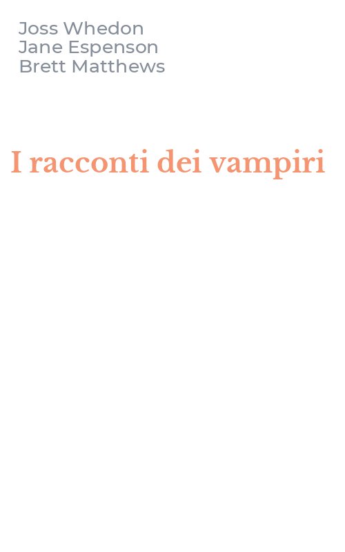 I racconti dei vampiri