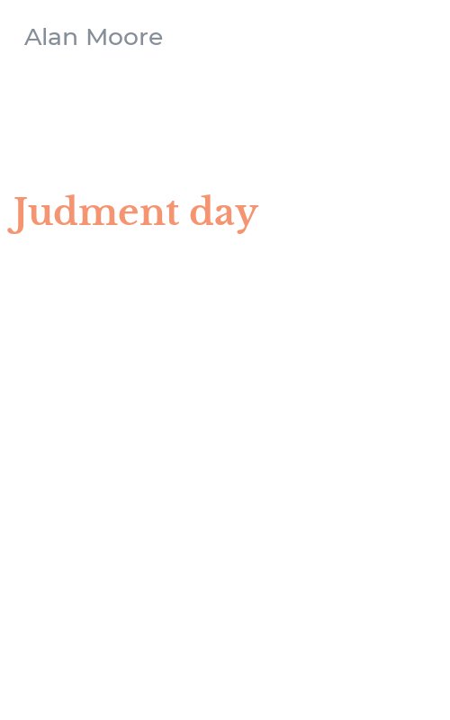 Judment day
