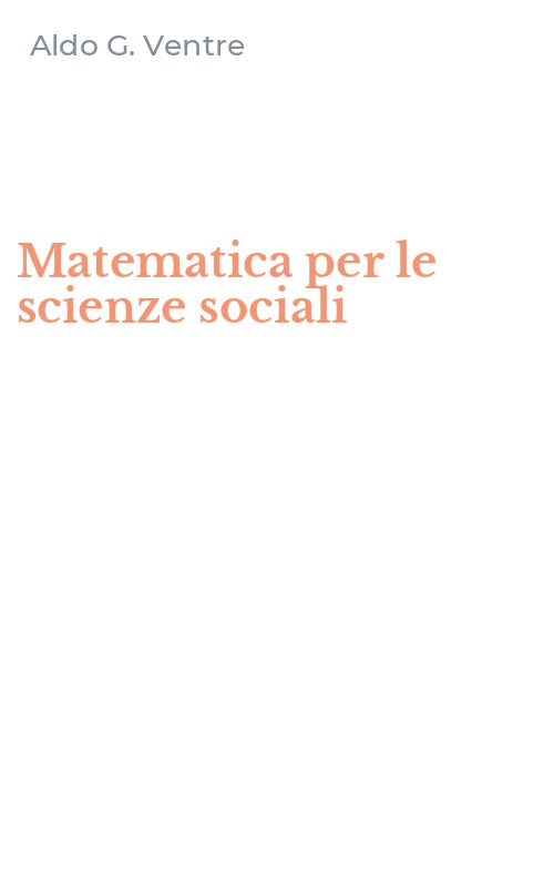 Matematica per le scienze sociali