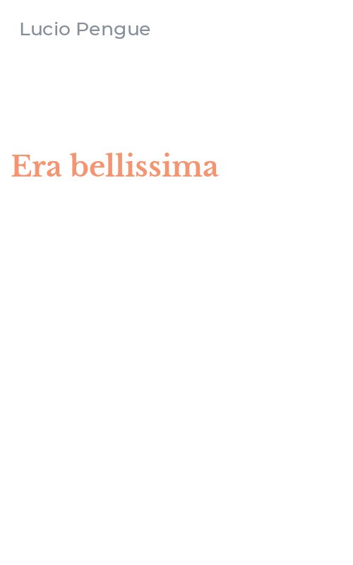 Era bellissima