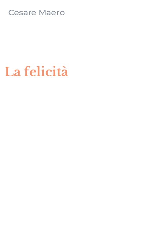 La felicità