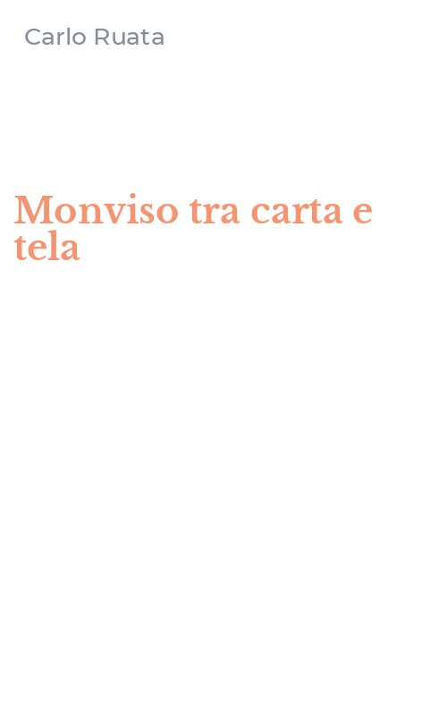 Monviso tra carta e tela