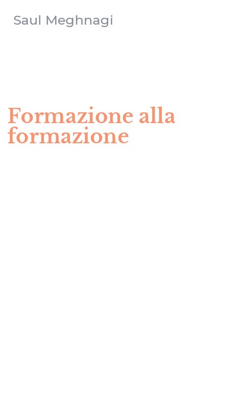Formazione alla formazione