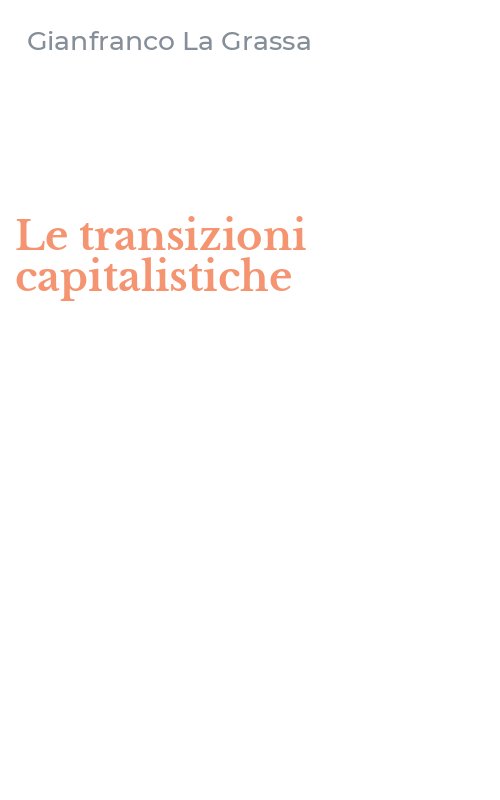 Le transizioni capitalistiche