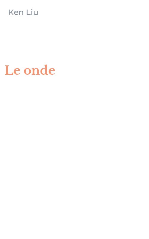 Le onde