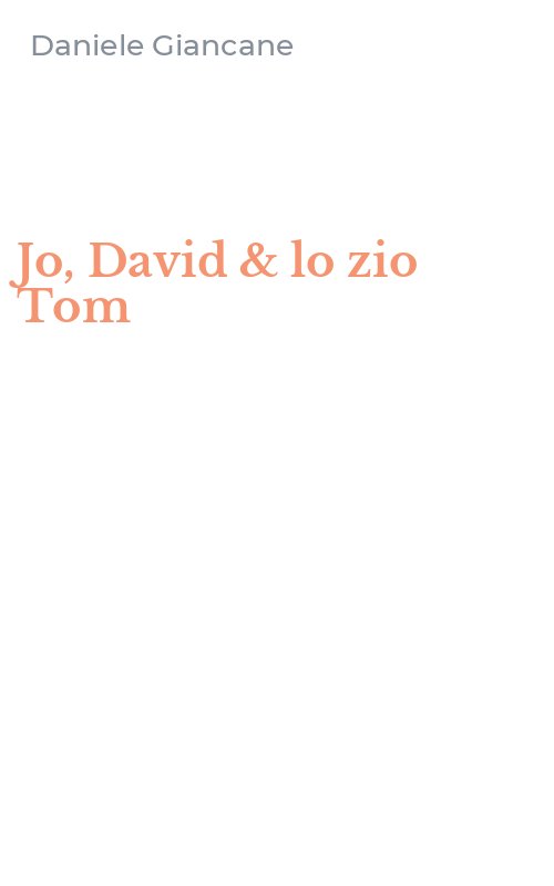 Jo, David & lo zio Tom