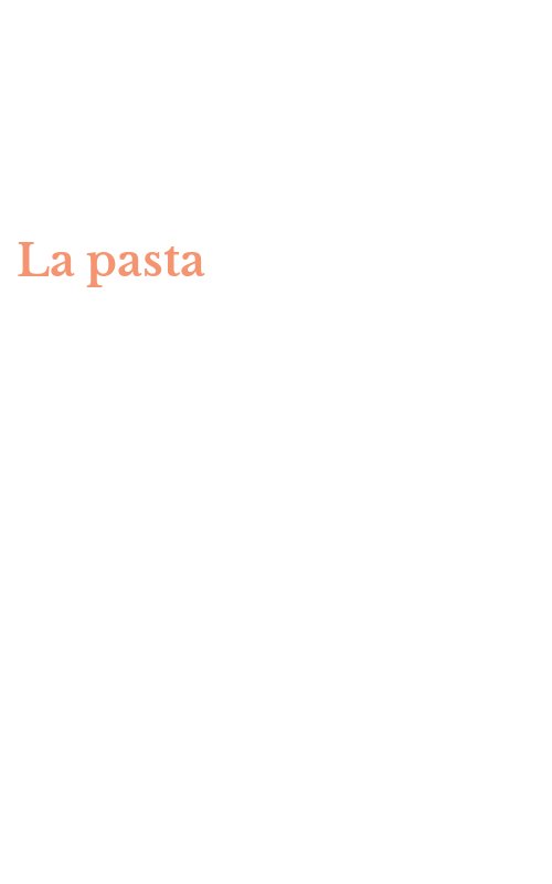La pasta