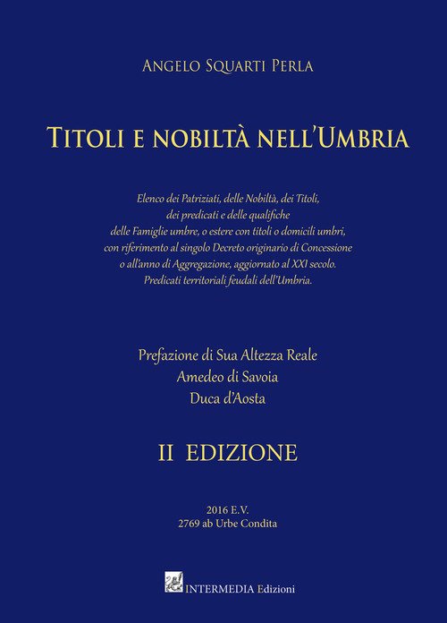Titoli e nobiltà nell'Umbria