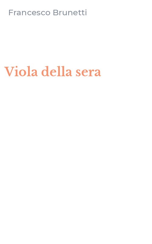 Viola della sera
