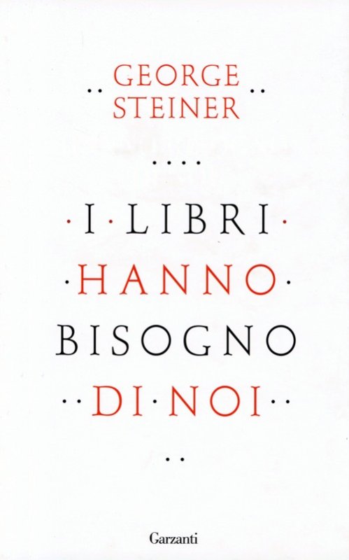 I libri hanno bisogno di noi