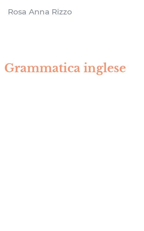 Grammatica inglese