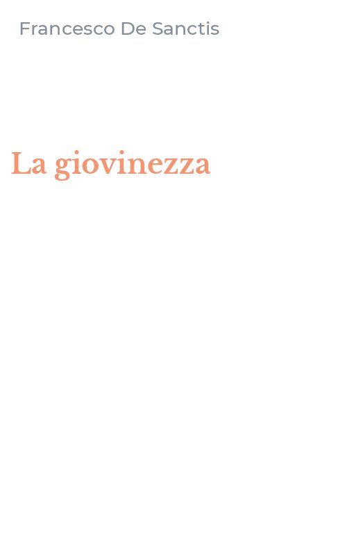 La giovinezza