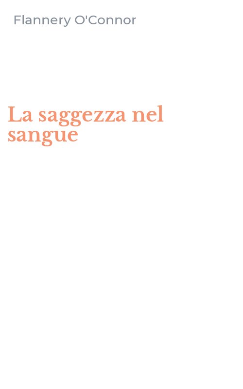 La saggezza nel sangue