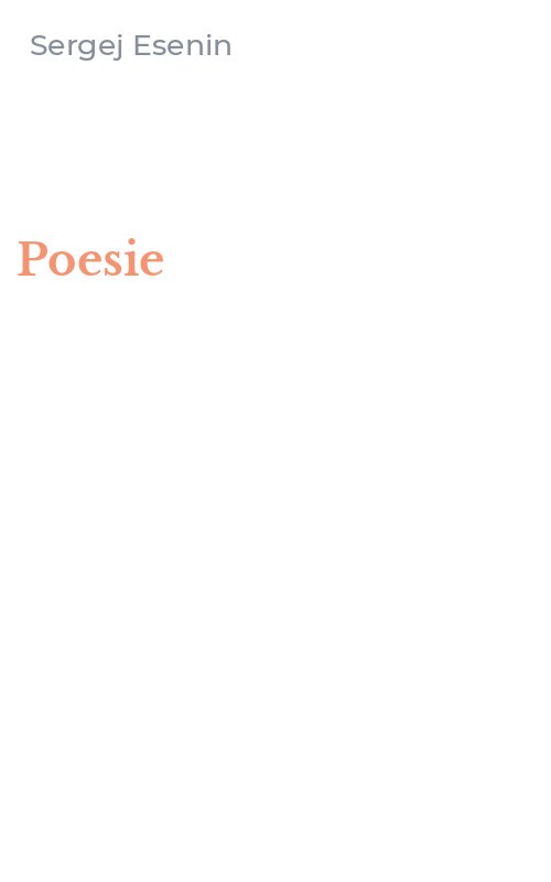 Poesie