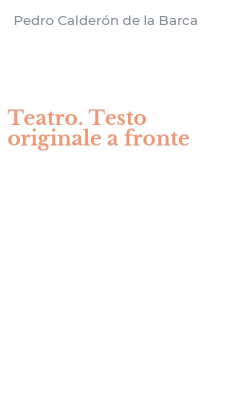 Teatro. Testo originale a fronte