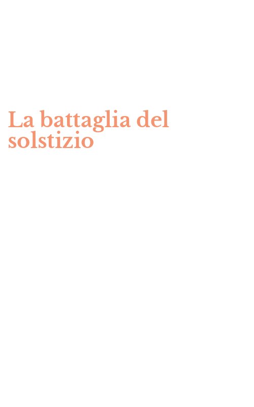 La battaglia del solstizio
